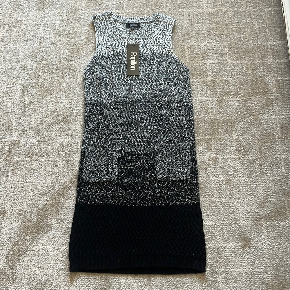 Papillon sweater dress.